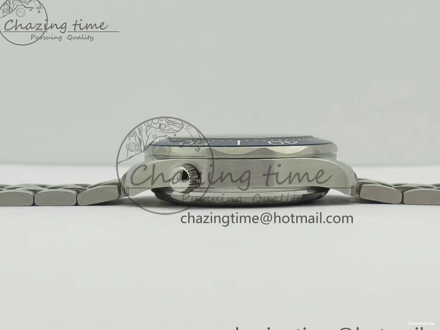 0424 ZeroBulk 2018 Seamaster Diver 300M OMF Best Edition Blue Ceramic Blue Dial on SS Bracelet A8800 (Black Balance Wheel) 7957